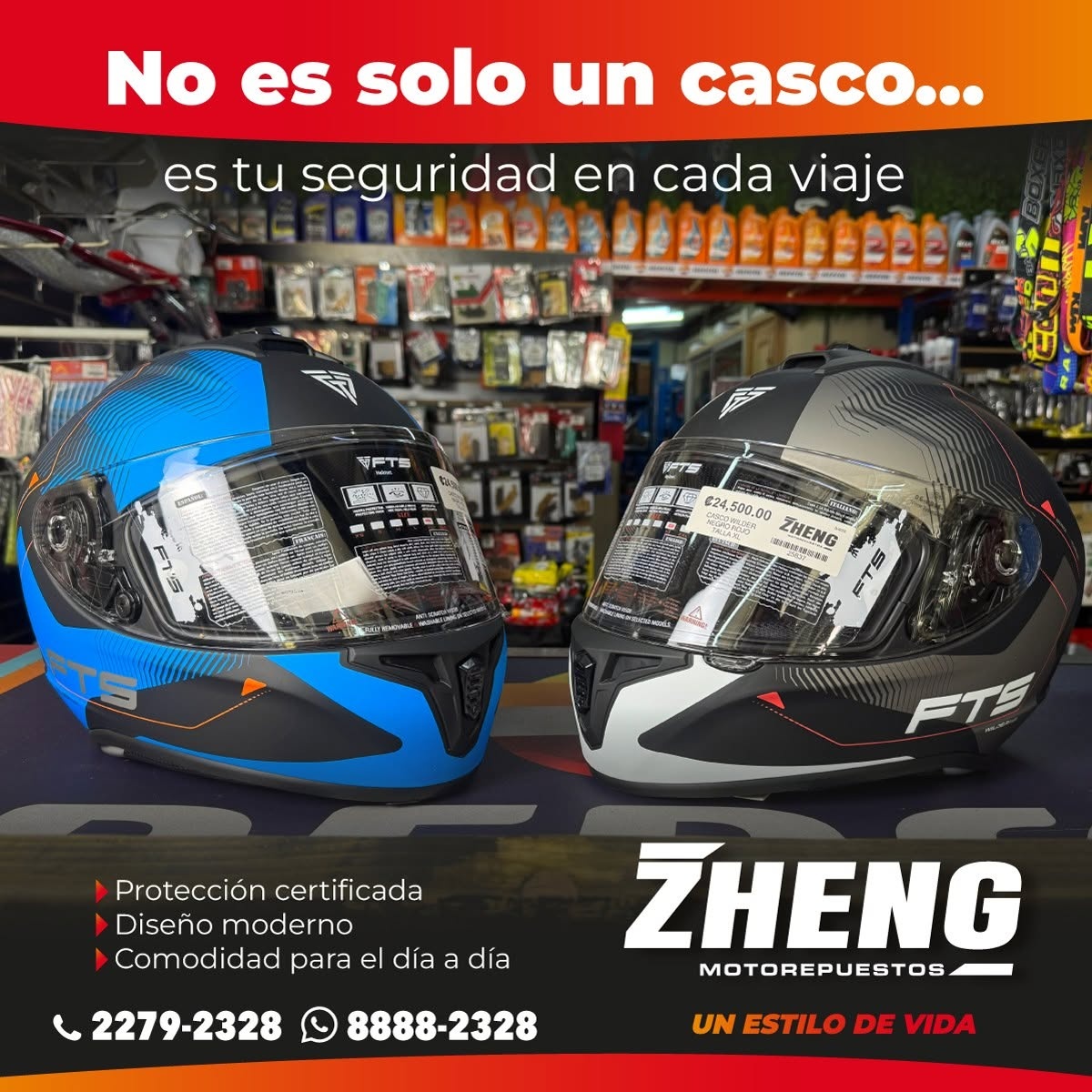 MOTO REPUESTOS ZHENG: 15% DE DESCUENTO.